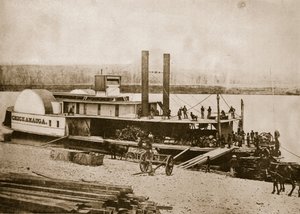 Transport van voorraden, 1861-65